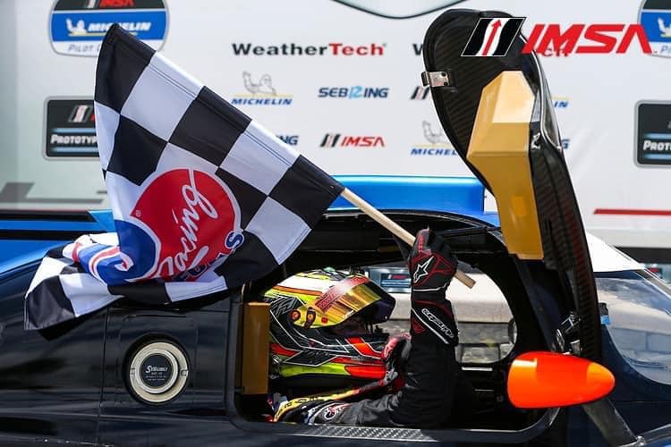 JDC MotorSports Scott Andrews takes the checkered flag at Sebring