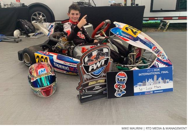 Luca mars Karting Champion